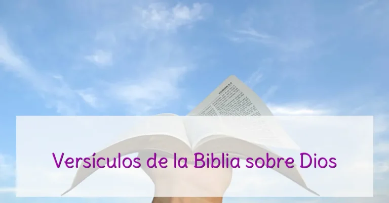 Versículos de la Biblia sobre Dios