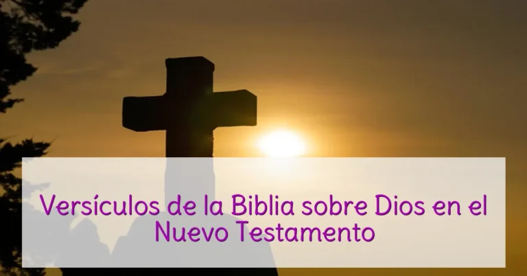 Versículos de la Biblia sobre Dios en el Nuevo Testamento