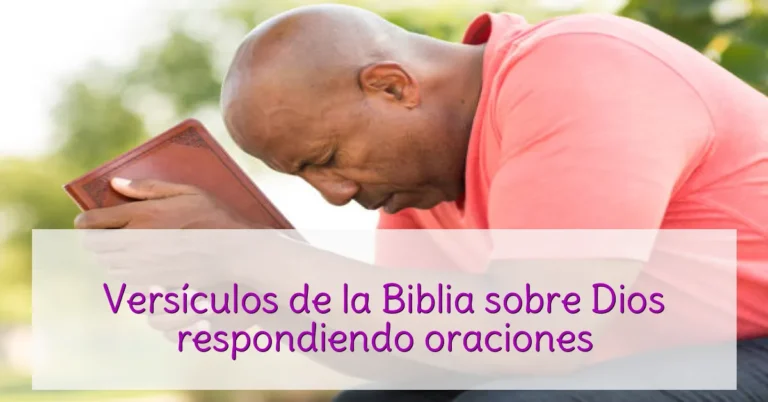 Versículos de la Biblia sobre Dios respondiendo oraciones