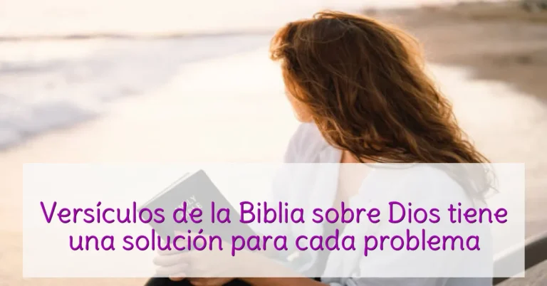 Versículos de la Biblia sobre Dios tiene una solución para cada problema