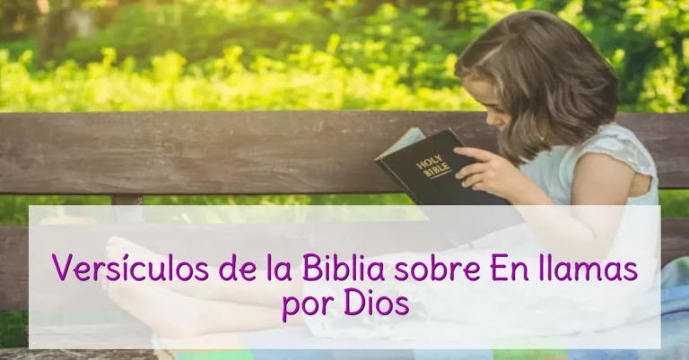 Versículos de la Biblia sobre En llamas por Dios