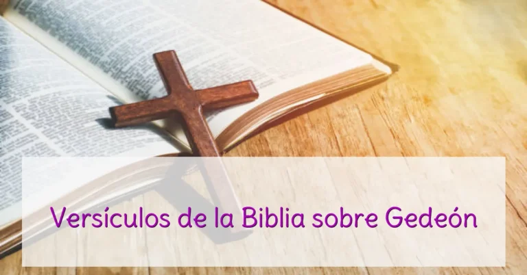 Versículos de la Biblia sobre Gedeón