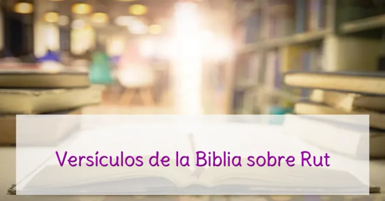 Versículos de la Biblia sobre Rut