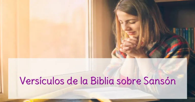 Versículos de la Biblia sobre Sansón