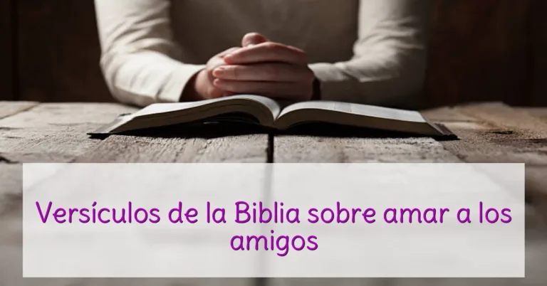 Versículos de la Biblia sobre amar a los amigos