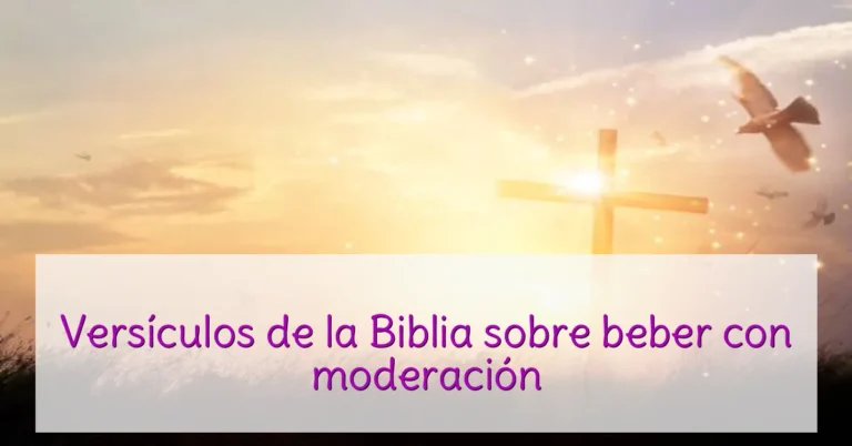 Versículos de la Biblia sobre beber con moderación