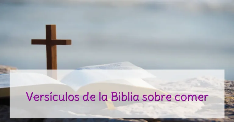 Versículos de la Biblia sobre comer