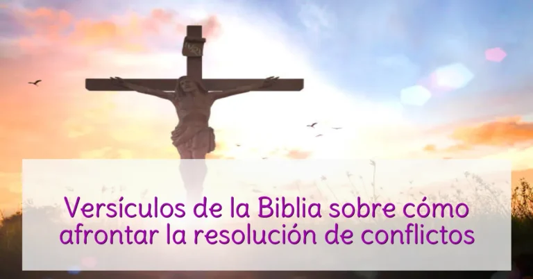 Versículos de la Biblia sobre cómo afrontar la resolución de conflictos