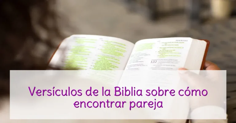 Versículos de la Biblia sobre cómo encontrar pareja