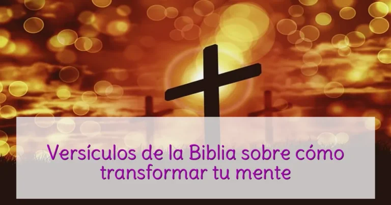 Versículos de la Biblia sobre cómo transformar tu mente