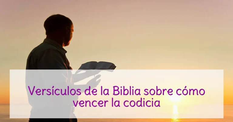 Versículos de la Biblia sobre cómo vencer la codicia