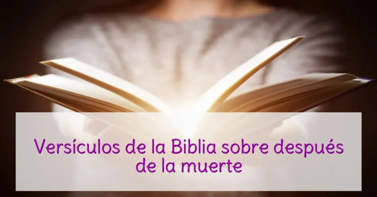 Versículos de la Biblia sobre después de la muerte
