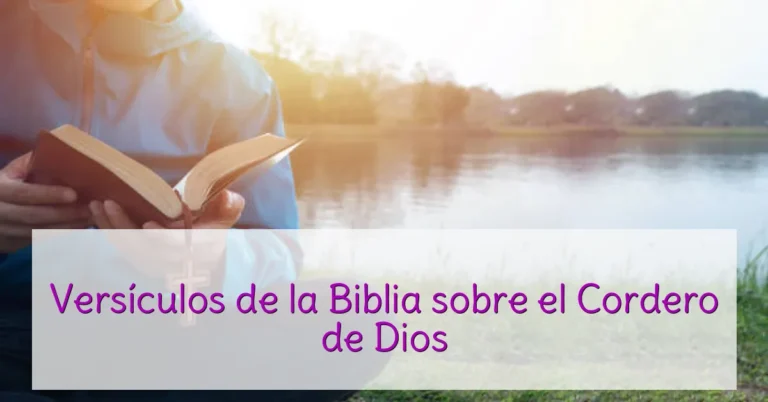 Versículos de la Biblia sobre el Cordero de Dios