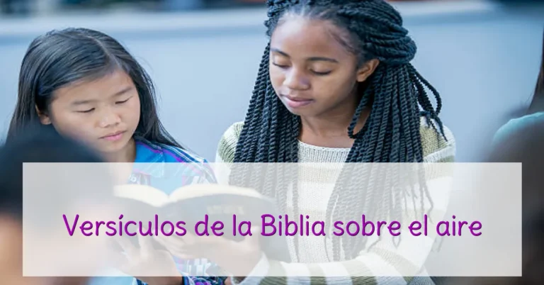 Versículos de la Biblia sobre el aire