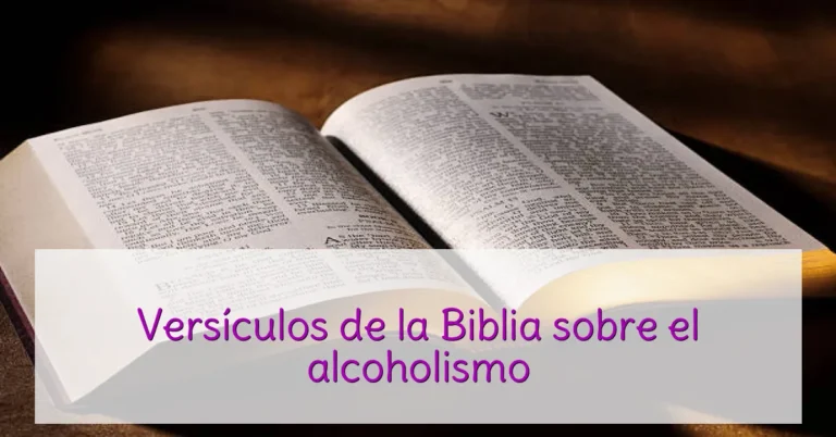 Versículos de la Biblia sobre el alcoholismo