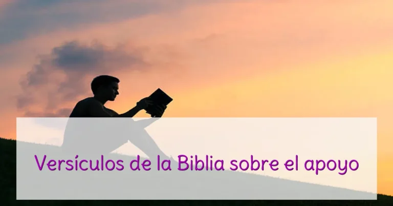 Versículos de la Biblia sobre el apoyo