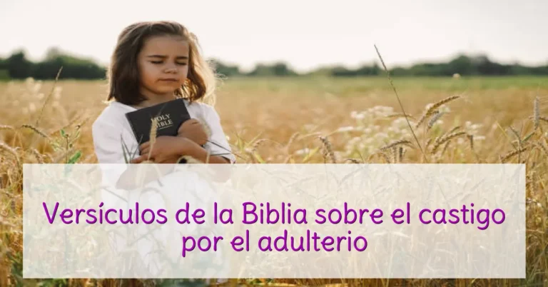 Versículos de la Biblia sobre el castigo por el adulterio