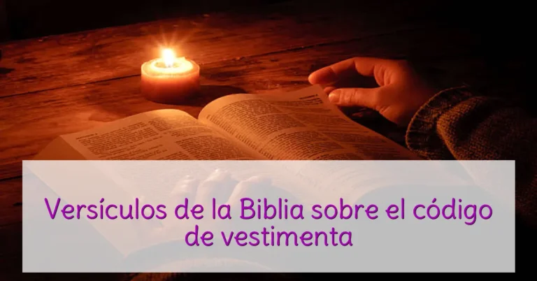 Versículos de la Biblia sobre el código de vestimenta