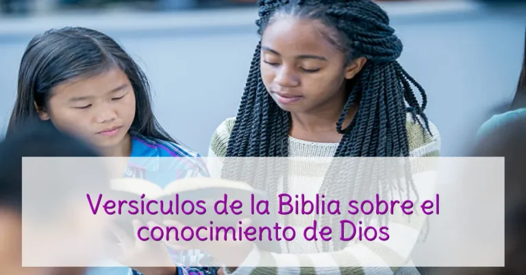 Versículos de la Biblia sobre el conocimiento de Dios