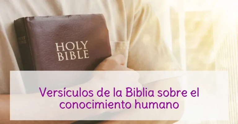 Versículos de la Biblia sobre el conocimiento humano
