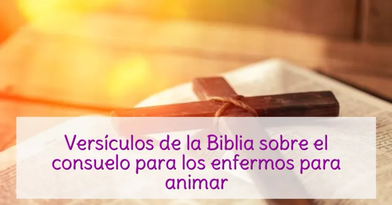 Versículos de la Biblia sobre el consuelo para los enfermos para animar
