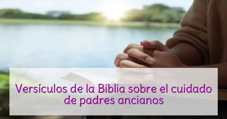 Versículos de la Biblia sobre el cuidado de padres ancianos