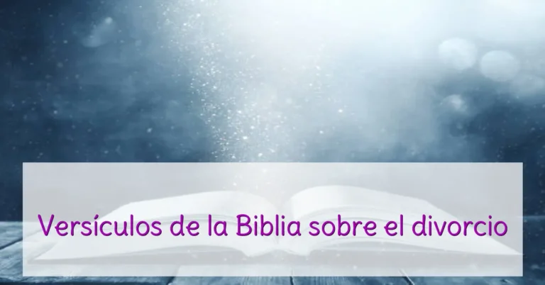 Versículos de la Biblia sobre el divorcio