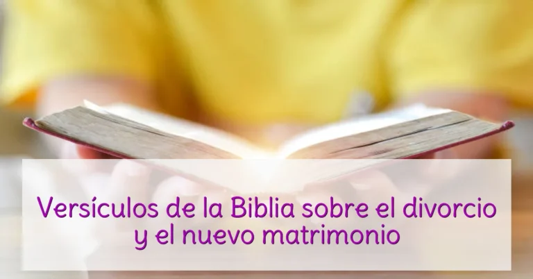Versículos de la Biblia sobre el divorcio y el nuevo matrimonio