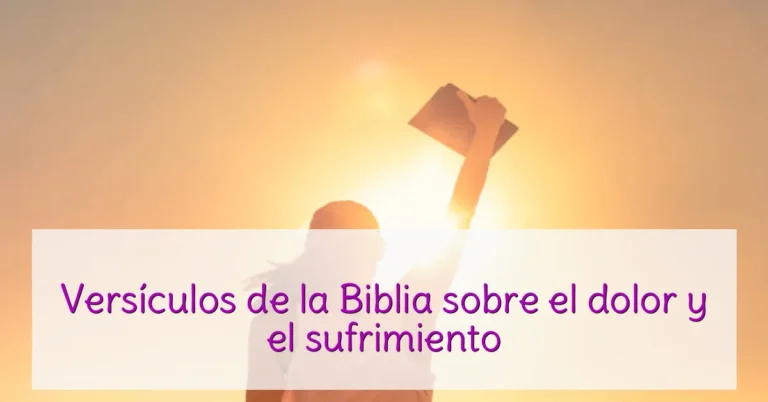 Versículos de la Biblia sobre el dolor y el sufrimiento