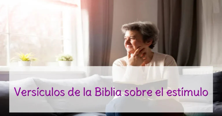Versículos de la Biblia sobre el estímulo