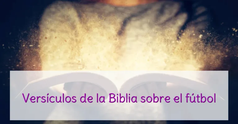 Versículos de la Biblia sobre el fútbol