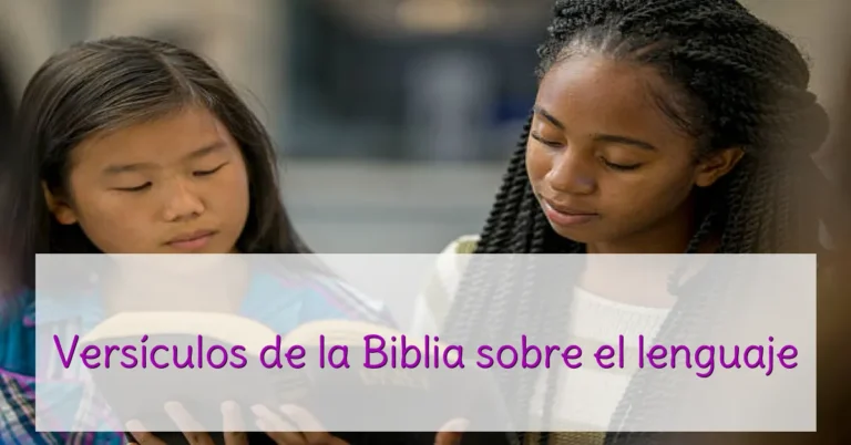 Versículos de la Biblia sobre el lenguaje