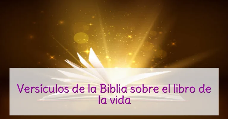 Versículos de la Biblia sobre el libro de la vida