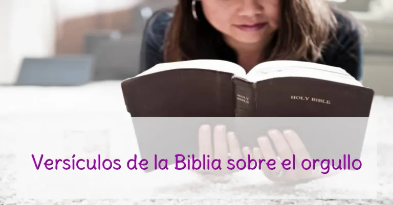 Versículos de la Biblia sobre el orgullo