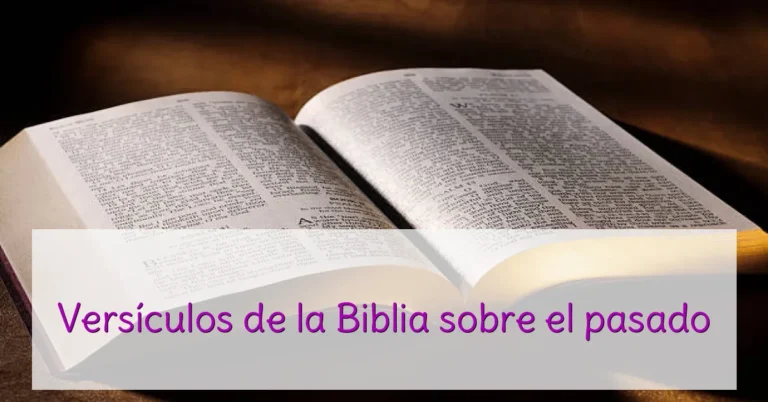 Versículos de la Biblia sobre el pasado