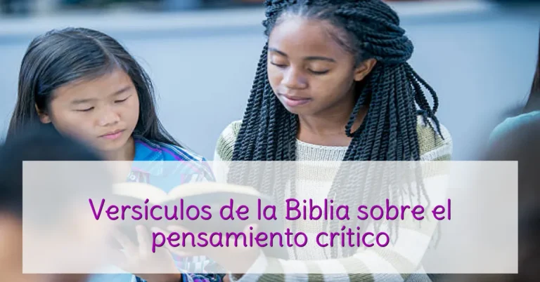 Versículos de la Biblia sobre el pensamiento crítico