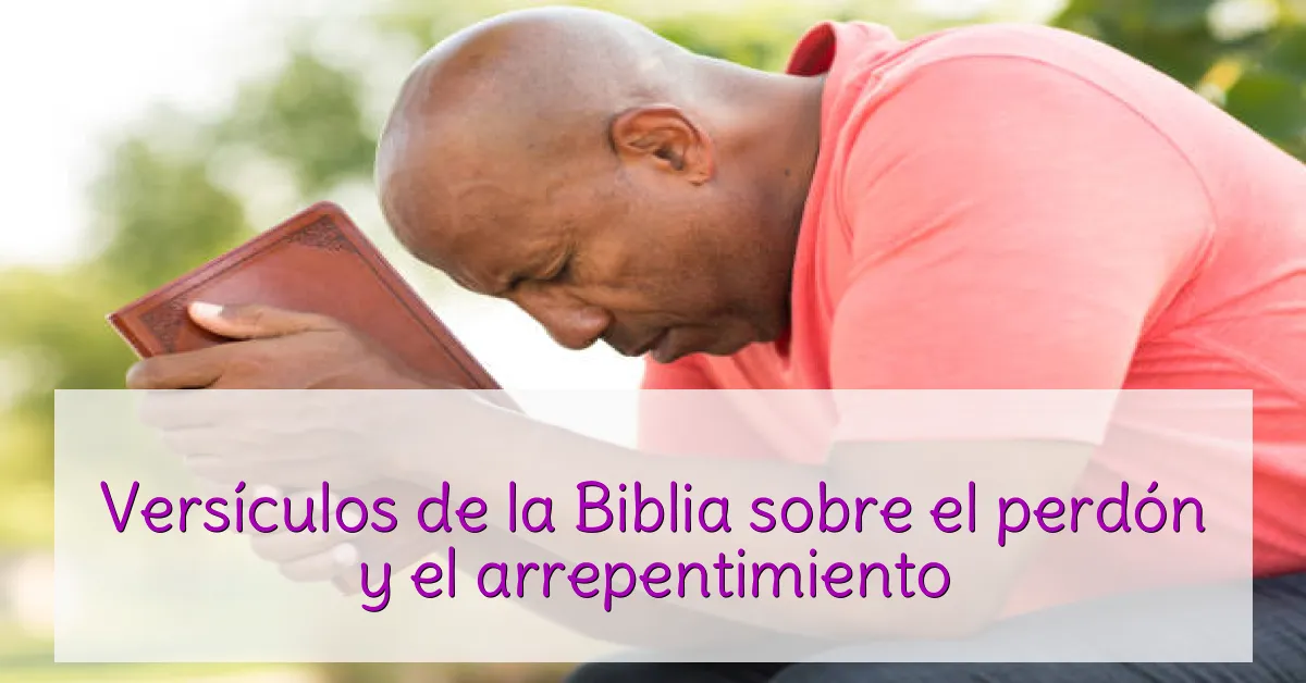 Versículos de la Biblia sobre el perdón y el arrepentimiento