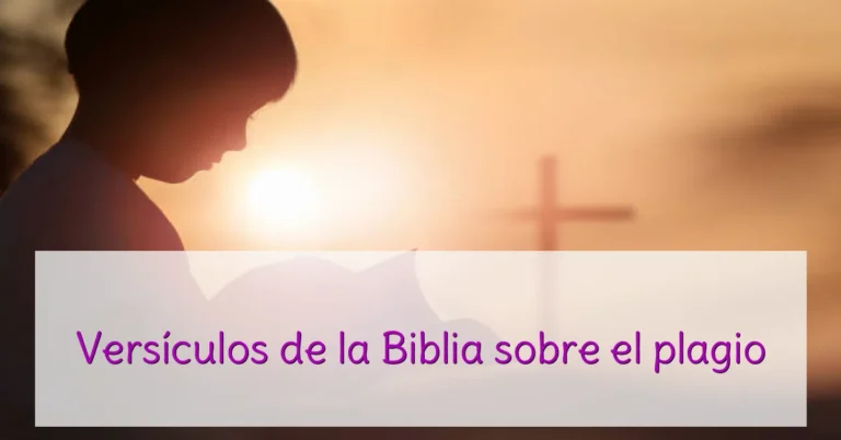Versículos de la Biblia sobre el plagio