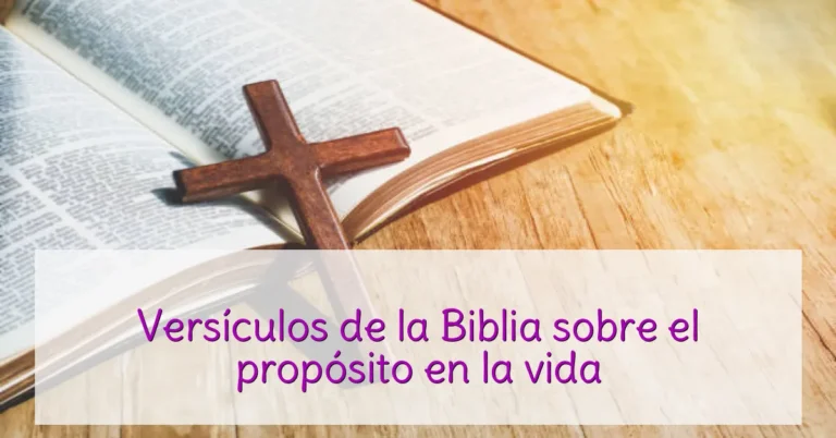Versículos de la Biblia sobre el propósito en la vida