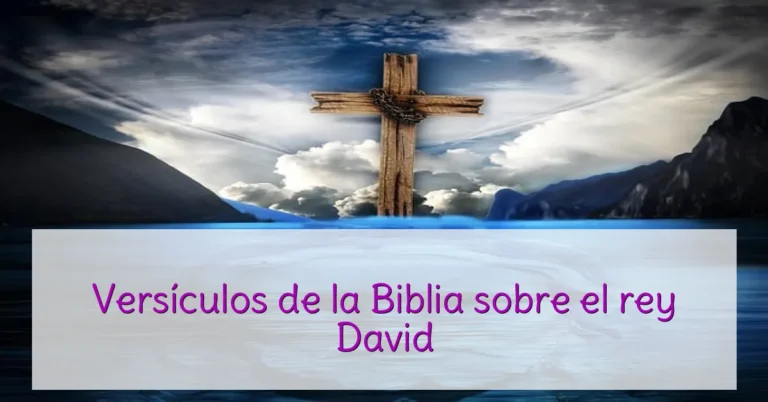 Versículos de la Biblia sobre el rey David
