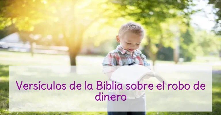 Versículos de la Biblia sobre el robo de dinero