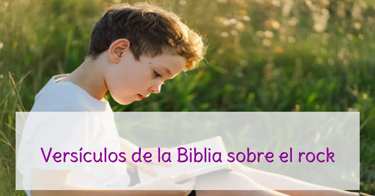 Versículos de la Biblia sobre el rock