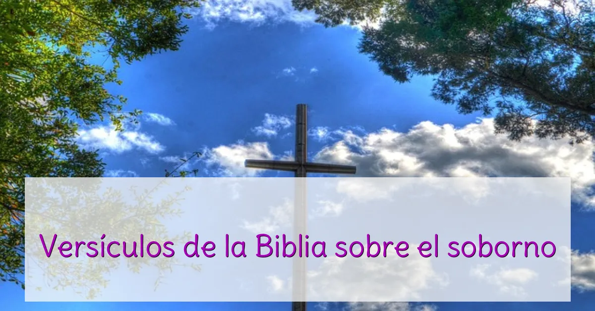 Versículos de la Biblia sobre el soborno