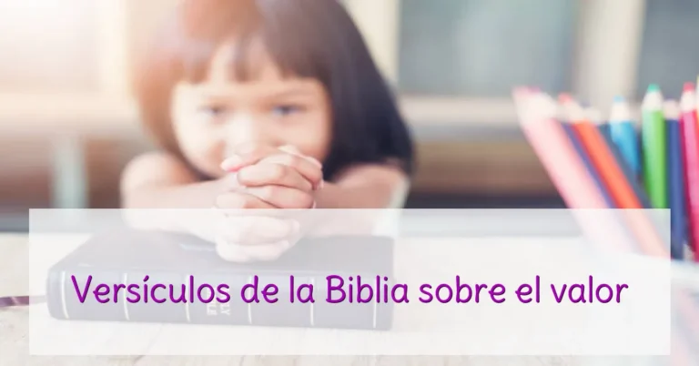 Versículos de la Biblia sobre el valor