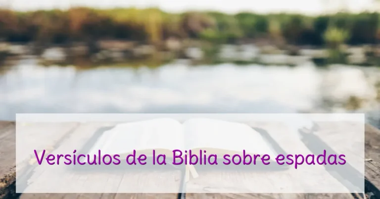 Versículos de la Biblia sobre espadas