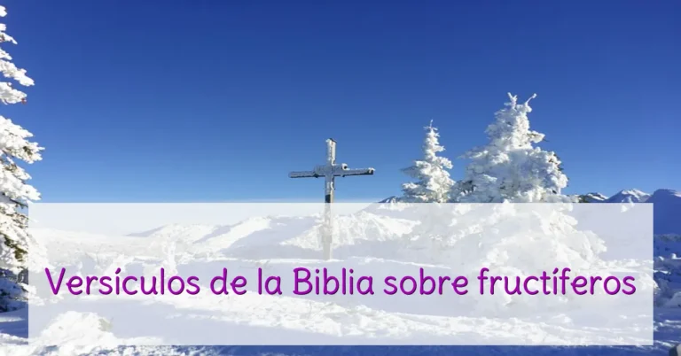 Versículos de la Biblia sobre fructíferos