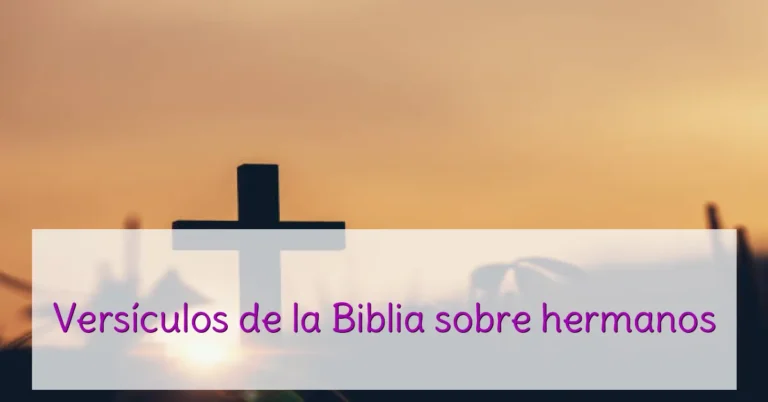 Versículos de la Biblia sobre hermanos