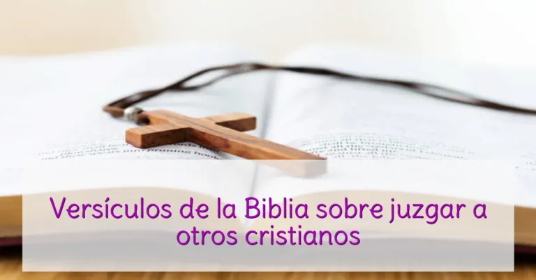 Versículos de la Biblia sobre juzgar a otros cristianos