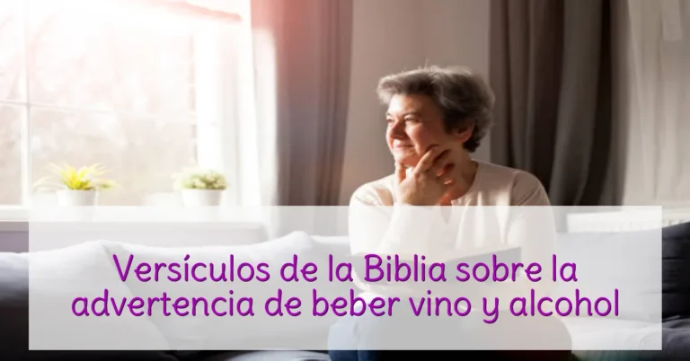 Versículos de la Biblia sobre la advertencia de beber vino y alcohol