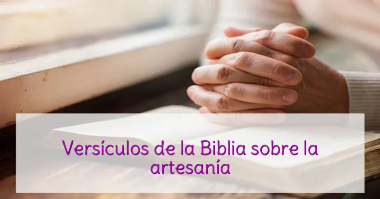 Versículos de la Biblia sobre la artesanía